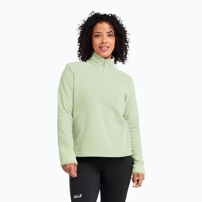Bluza polarowa damska Jack Wolfskin Taunus 100 Full Zip melon