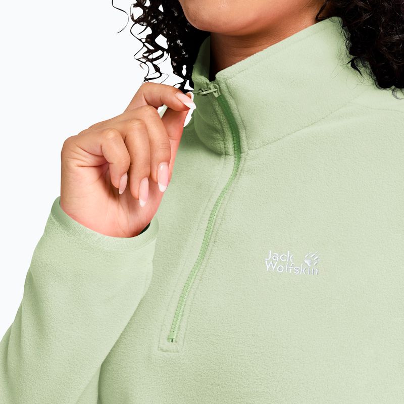 Bluza polarowa damska Jack Wolfskin Taunus 100 Full Zip melon 4