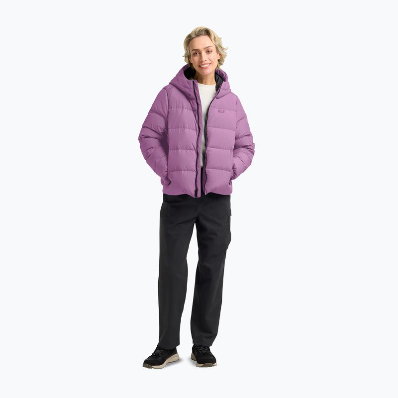 Płaszcz puchowy damski Jack Wolfskin Frozen Palace vivid orchid 2