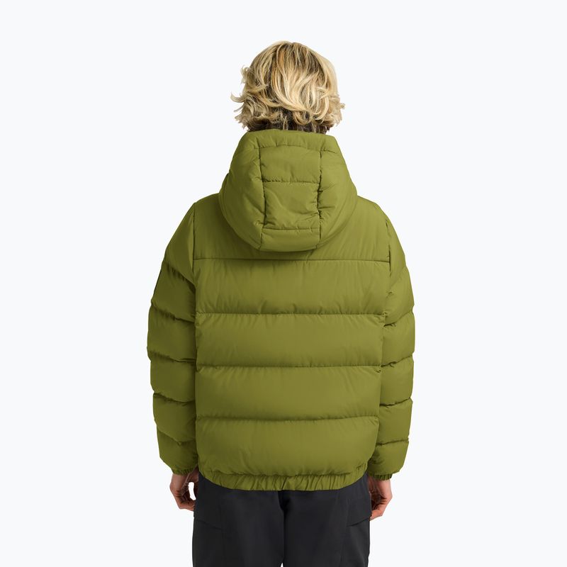 Płaszcz puchowy damski Jack Wolfskin Frozen Palace khaki green 3