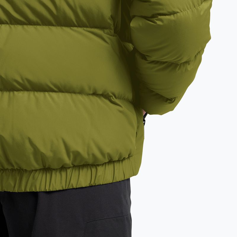 Płaszcz puchowy damski Jack Wolfskin Frozen Palace khaki green 6