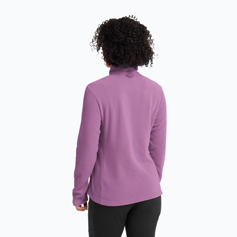 Bluza polarowa damska Jack Wolfskin Taunus 100 Full Zip vivid orchid 3