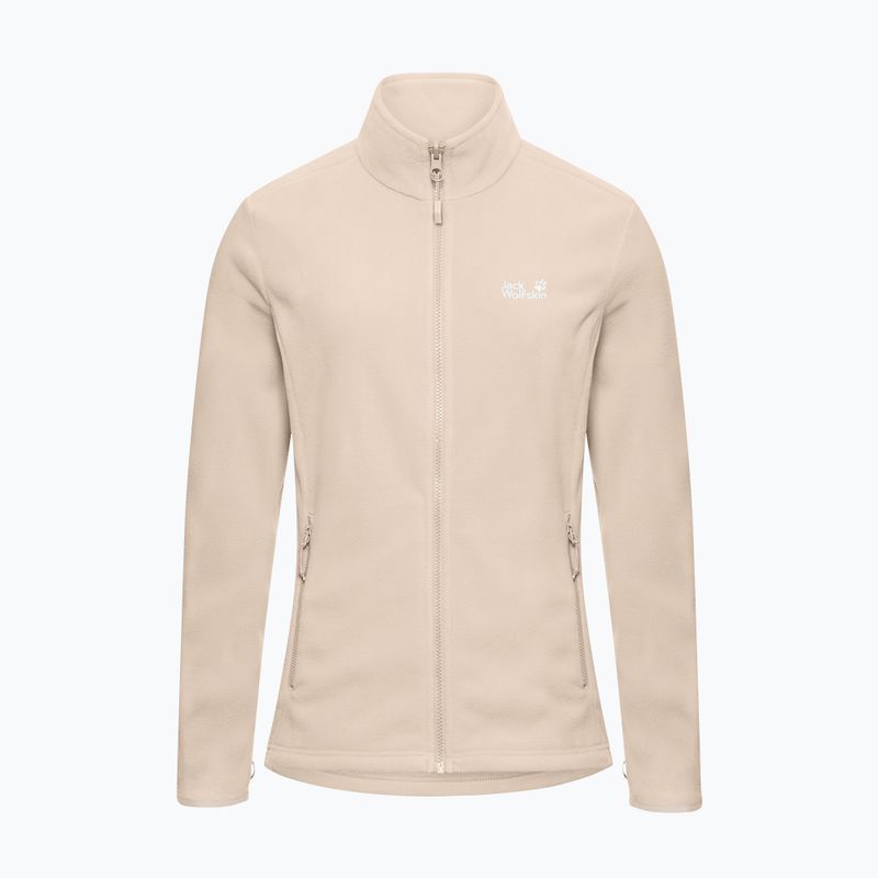 Bluza polarowa damska Jack Wolfskin Taunus 100 Full Zip oyster 7
