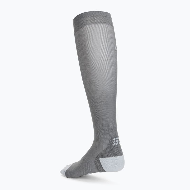 Skarpety kompresyjne męskie CEP Ultralight grey/light grey 2