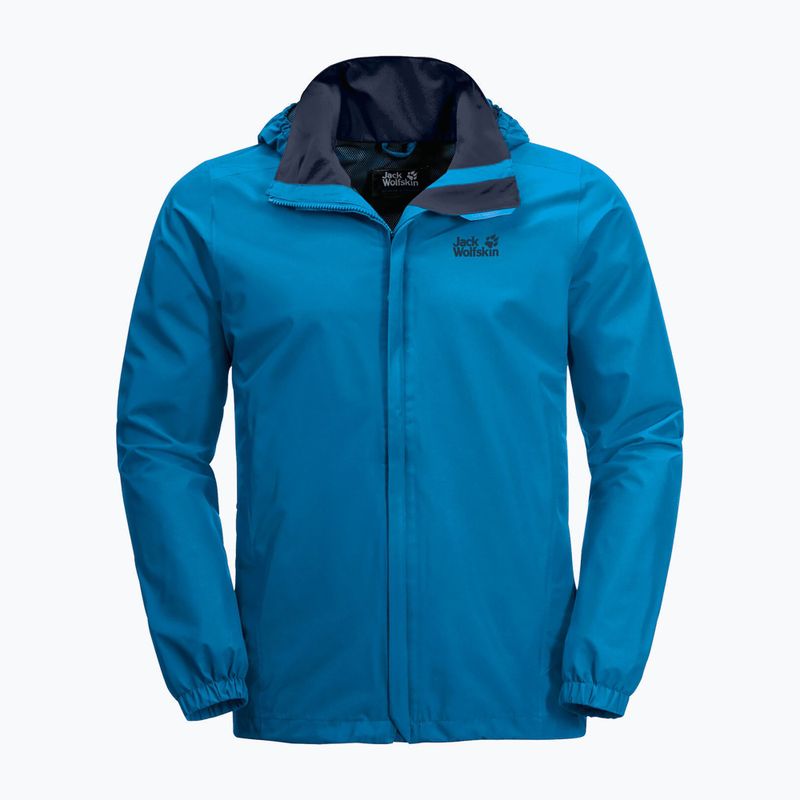 Kurtka przeciwdeszczowa męska Jack Wolfskin Stormy Point blue pacific 5