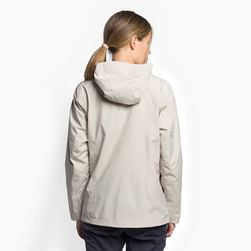 Kurtka przeciwdeszczowa damska Jack Wolfskin Pack & Go Shell dusty grey 4