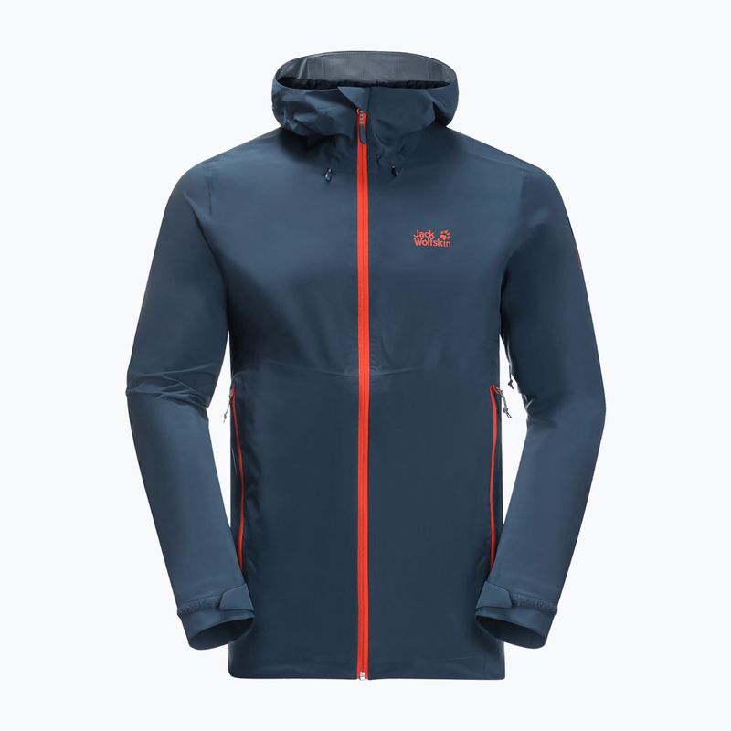 Kurtka przeciwdeszczowa męska Jack Wolfskin Highest Peak 2.5L thunder blue 7