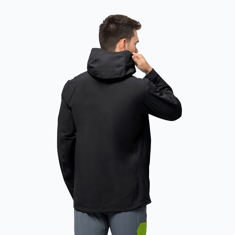 Kurtka przeciwdeszczowa męska Jack Wolfskin Highest Peak 2.5L black 2