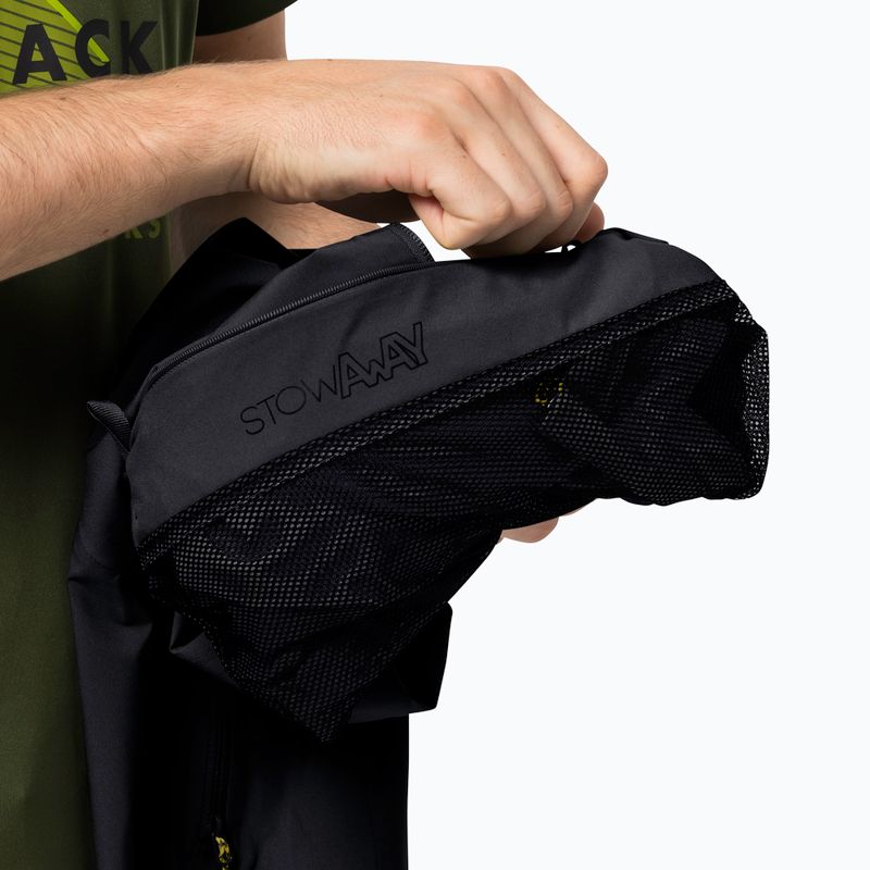Kurtka przeciwdeszczowa męska Jack Wolfskin Highest Peak 2.5L black 5