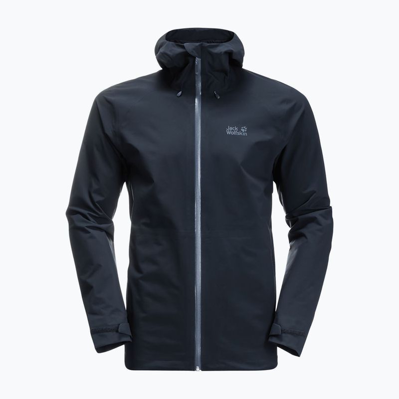 Kurtka przeciwdeszczowa męska Jack Wolfskin Highest Peak night blue 5