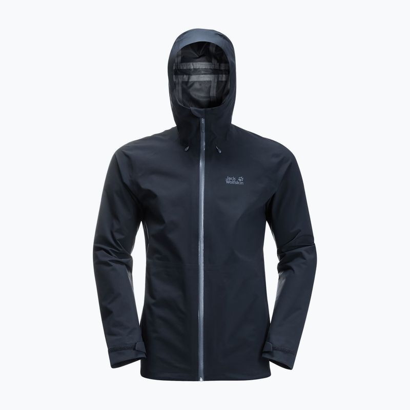 Kurtka przeciwdeszczowa męska Jack Wolfskin Highest Peak night blue 6