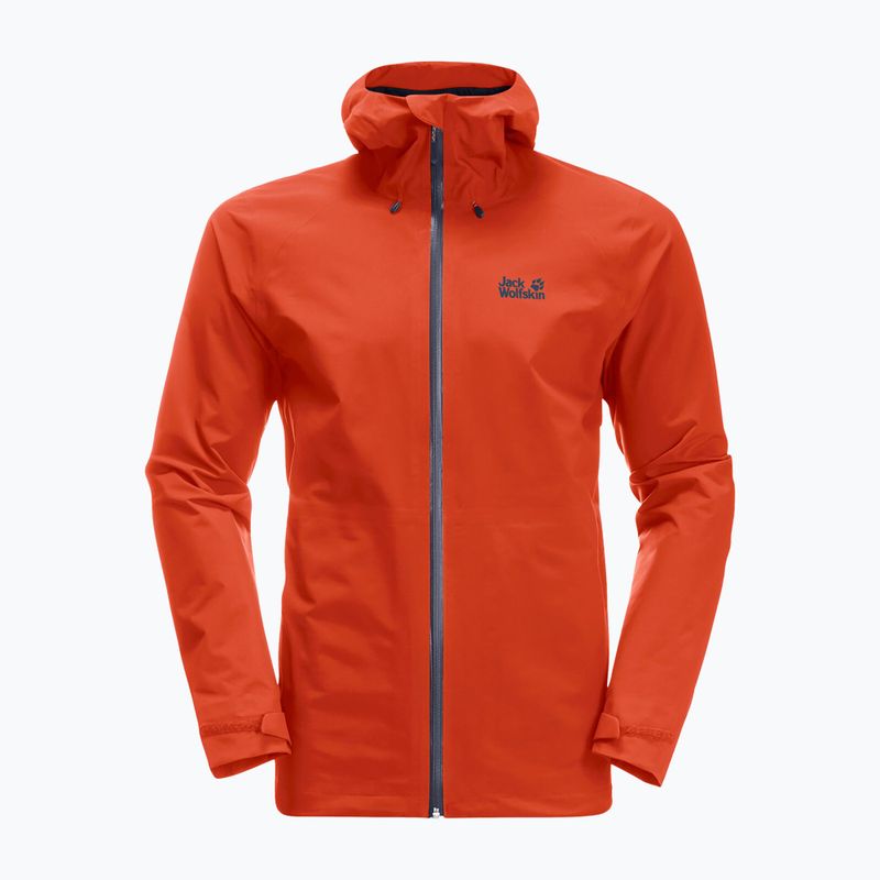 Kurtka przeciwdeszczowa męska Jack Wolfskin Highest Peak wild brier 5