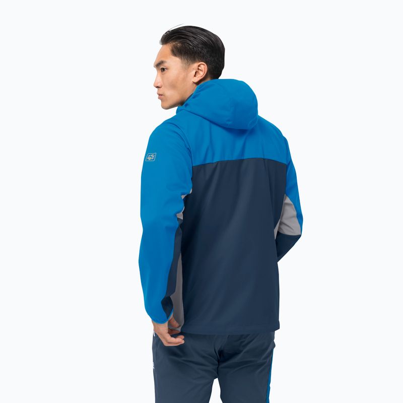 Kurtka softshell męska Jack Wolfskin Eagle Peak Ii Softshell blue pacific 2