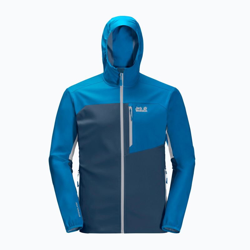 Kurtka softshell męska Jack Wolfskin Eagle Peak Ii Softshell blue pacific 6