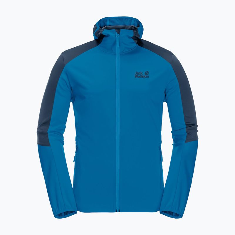 Kurtka softshell męska Jack Wolfskin Go Hike Softshell blue pacific 4