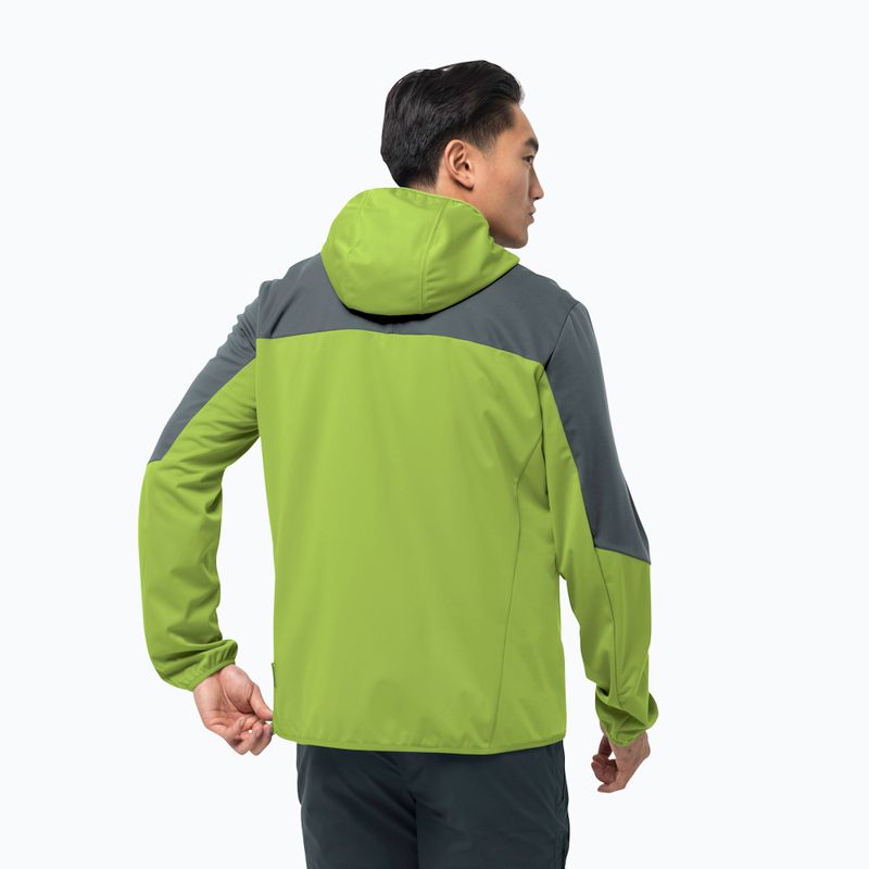Kurtka softshell męska Jack Wolfskin Go Hike Softshell spring lime 2