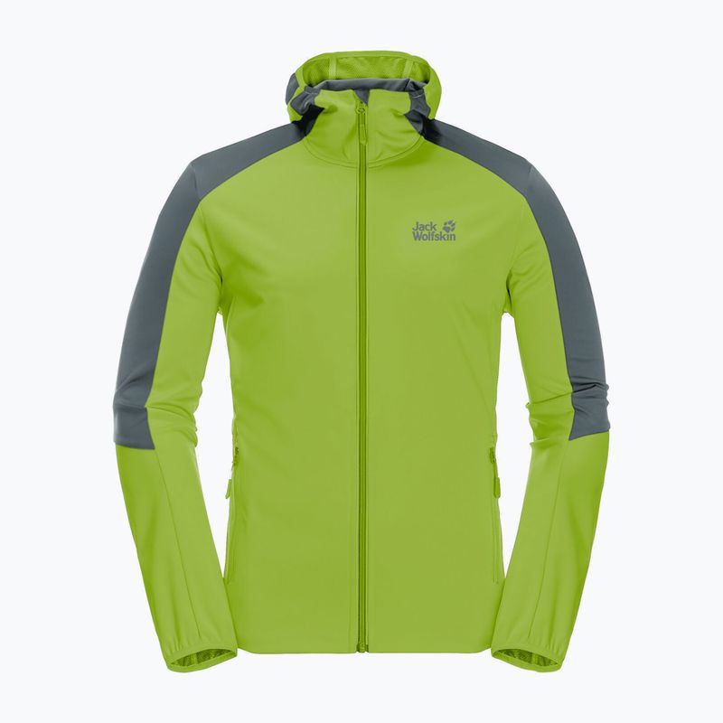 Kurtka softshell męska Jack Wolfskin Go Hike Softshell spring lime 4