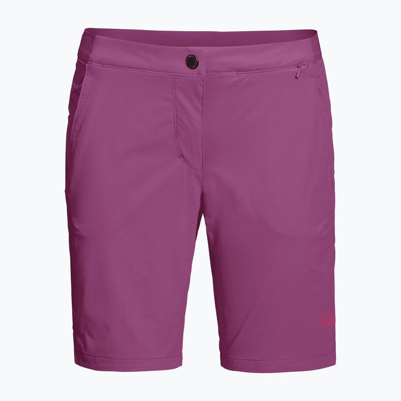 Spodenki trekkingowe damskie Jack Wolfskin Hilltop Trail violet quartz 9