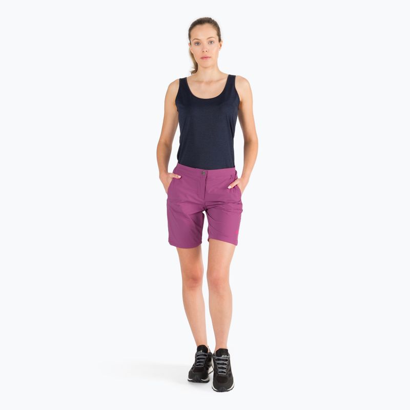 Spodenki trekkingowe damskie Jack Wolfskin Hilltop Trail violet quartz 8