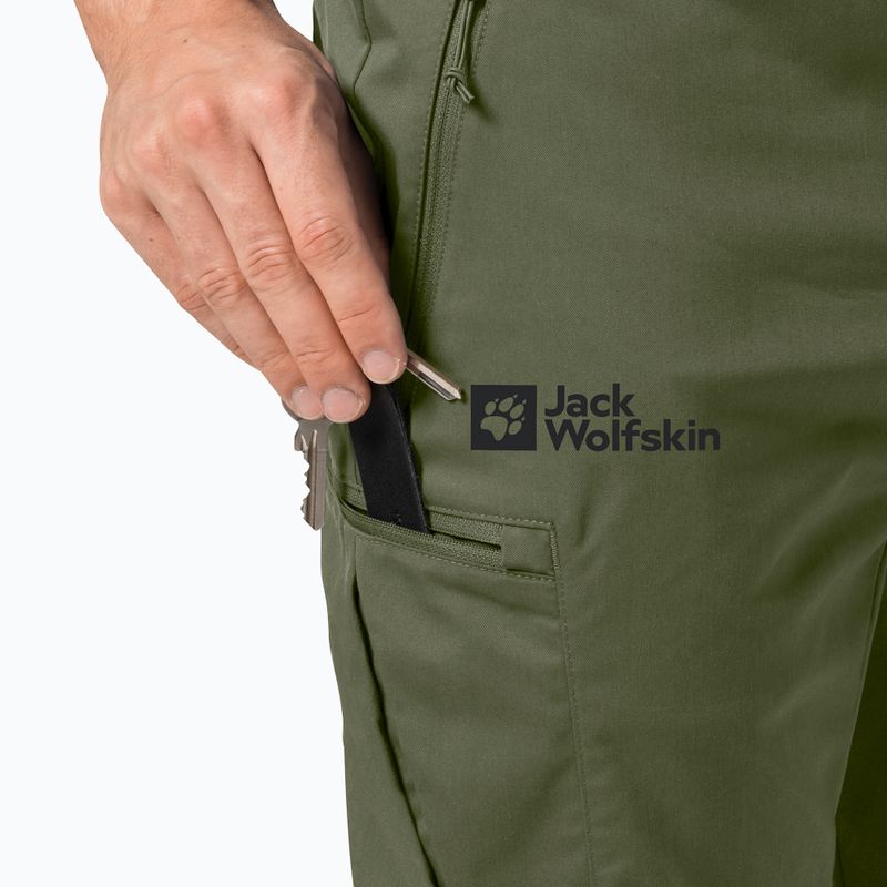 Spodnie softshell męskie Jack Wolfskin Activate Tour greenwood 3