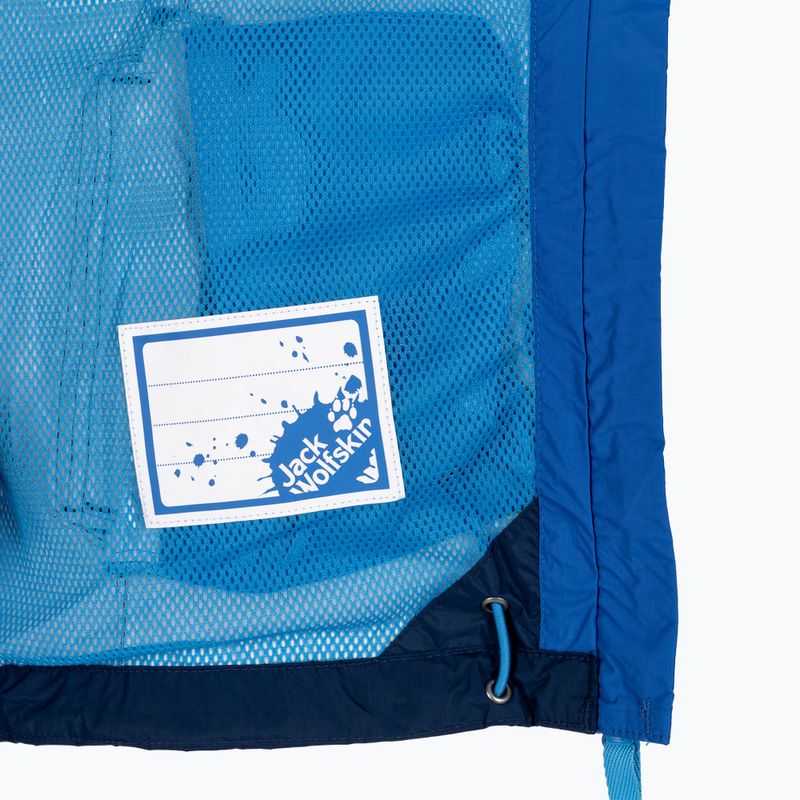 Kurtka przeciwdeszczowa dziecięca Jack Wolfskin Rainy Days coastal blue 6