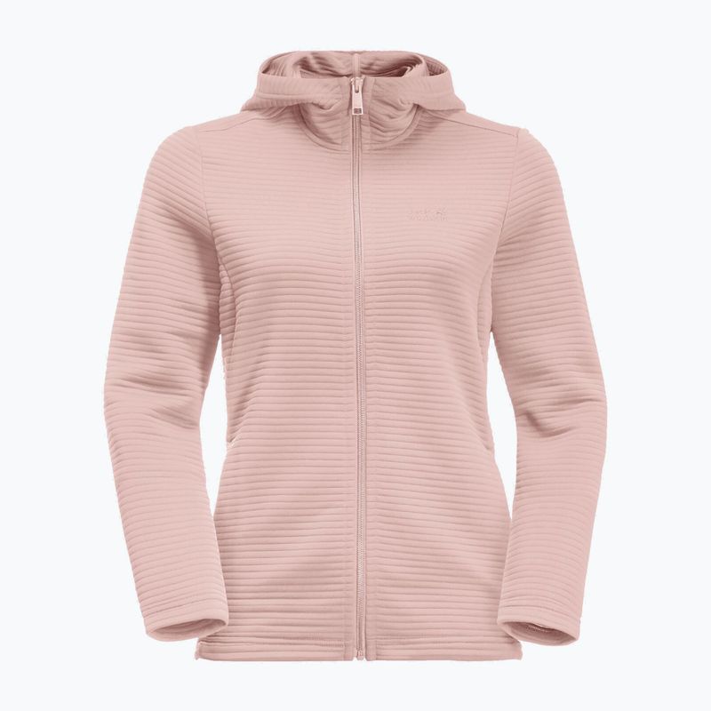 Bluza trekkingowa damska Jack Wolfskin Modesto Hooded light blush 8