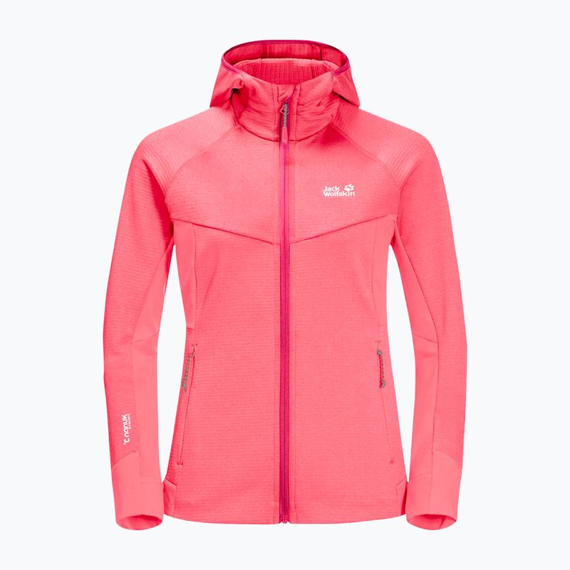 Bluza trekkingowa damska Jack Wolfskin Hydro Grid Fleece desert rose 9