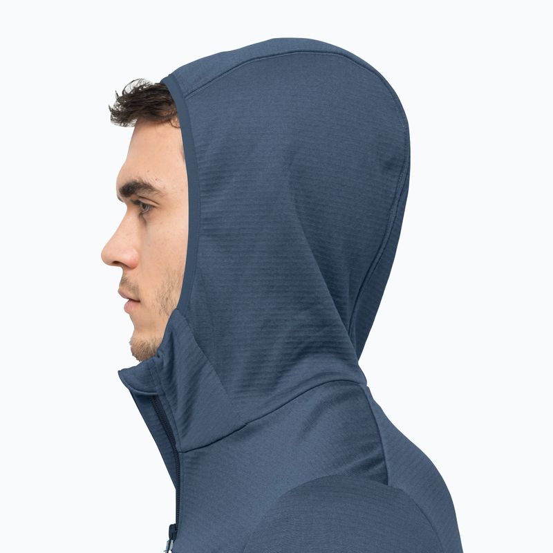 Bluza trekkingowa męska Jack Wolfskin Hydro Grid Fleece thunder blue 4