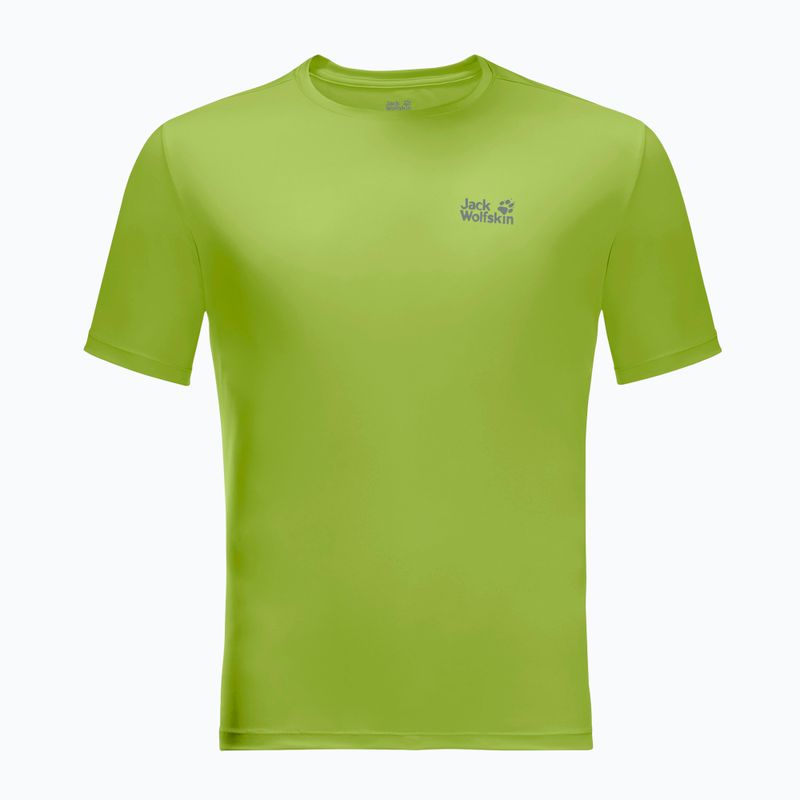 Koszulka trekkingowa męska Jack Wolfskin Tech spring lime 3