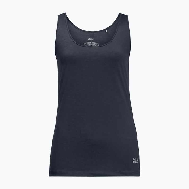 Koszulka trekkingowa damska Jack Wolfskin Pack & Go Tank 2022 night blue 5
