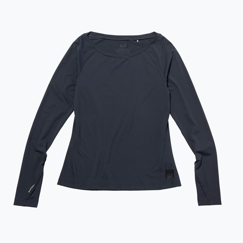 Longsleeve trekkingowy damski Jack Wolfskin Tasman graphite 7
