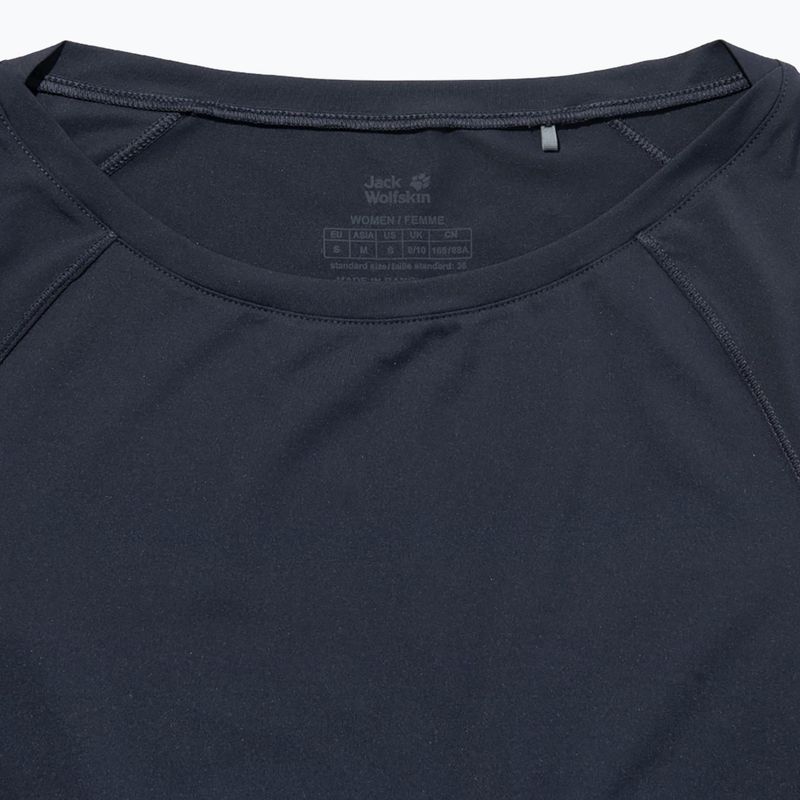 Longsleeve trekkingowy damski Jack Wolfskin Tasman graphite 9