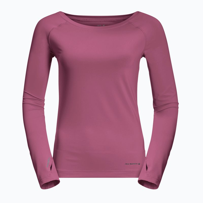 Longsleeve trekkingowy damski Jack Wolfskin Tasman violet quartz 4