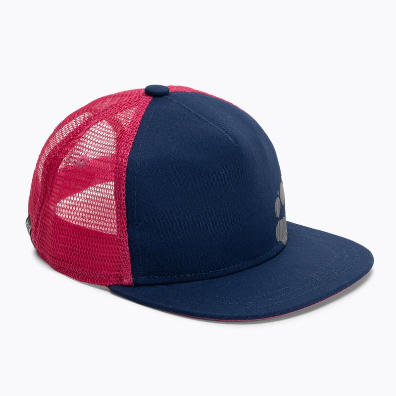 Czapka z daszkiem dziecięca Jack Wolfskin Rib Paw dark indigo