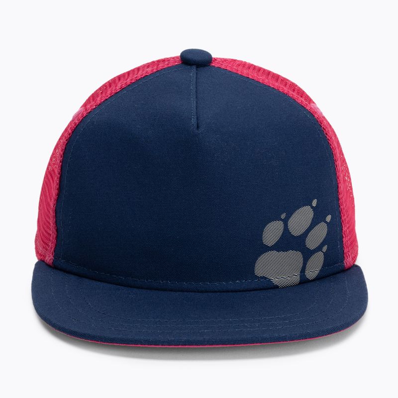 Czapka z daszkiem dziecięca Jack Wolfskin Rib Paw dark indigo 4