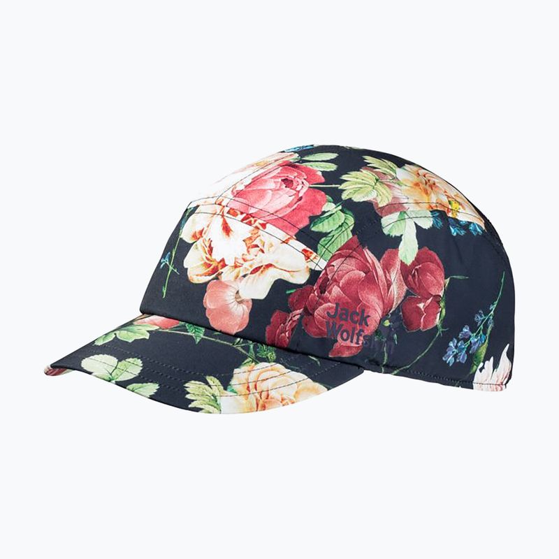 Czapka z daszkiem damska Jack Wolfskin Flower night blue all over