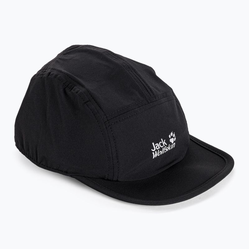 Czapka z daszkiem Jack Wolfskin Pack & Go black