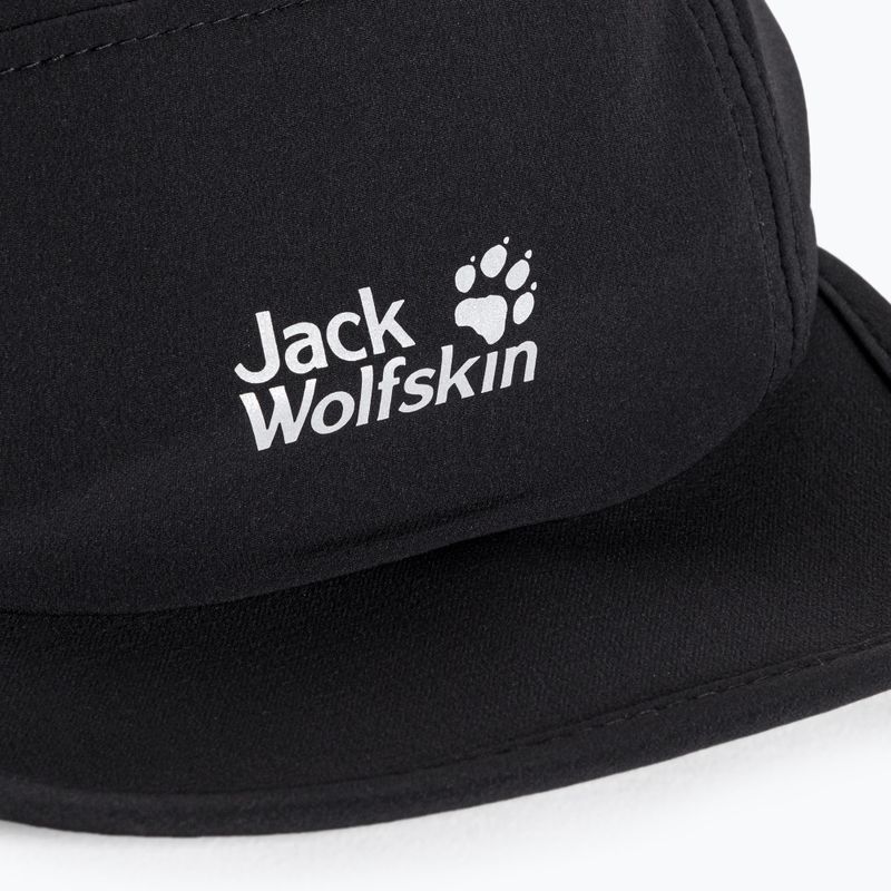 Czapka z daszkiem Jack Wolfskin Pack & Go black 5