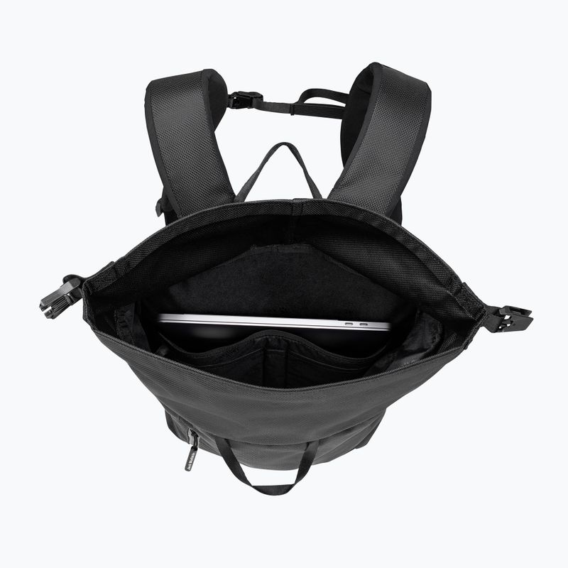 Plecak miejski Jack Wolfskin Helsinki Rolltop 18 l ultra black 3