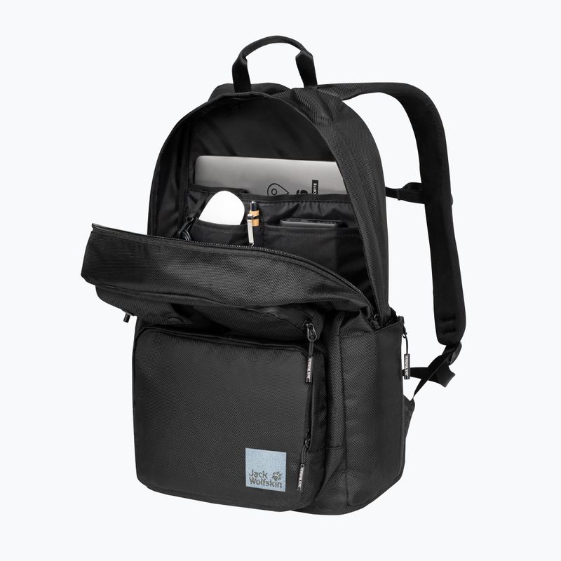 Plecak miejski Jack Wolfskin London Backpack 22 l ultra black 4