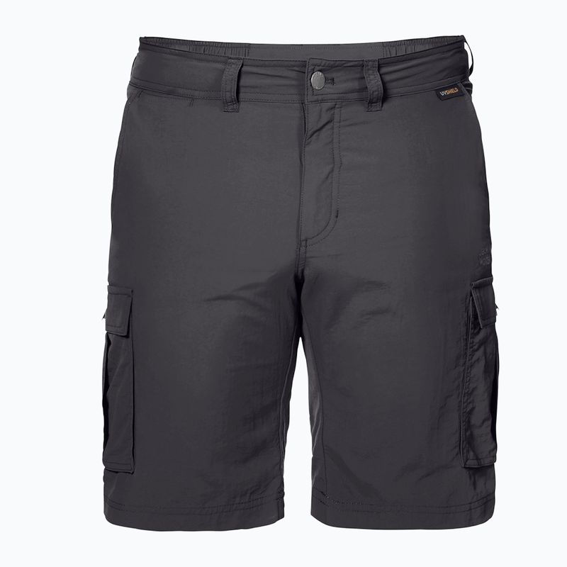 Spodenki trekkingowe męskie Jack Wolfskin Canyon Cargo asphalt 5