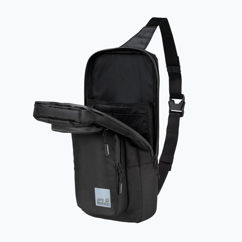 Torba na ramię Jack Wolfskin Lyon Cross Over 8 l ultra black 4