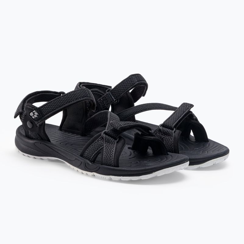 Sandały damskie Jack Wolfskin Lakewood Ride black/grey 4