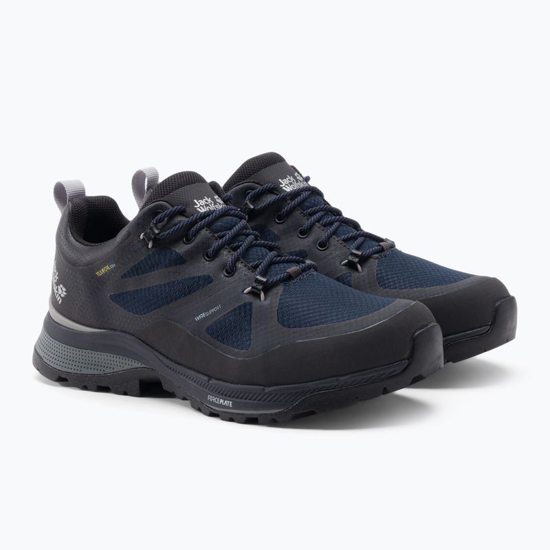 Buty trekkingowe męskie Jack Wolfskin Force Striker Texapore Low dark blue/phantom 5