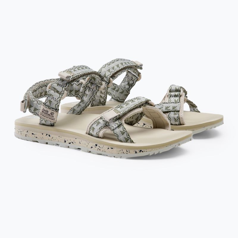 Sandały damskie Jack Wolfskin Outfresh beige/beige 4