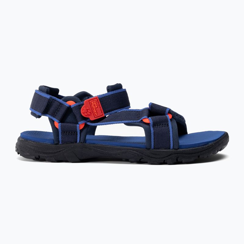Sandały dziecięce Jack Wolfskin Seven Seas 3 blue/red 2