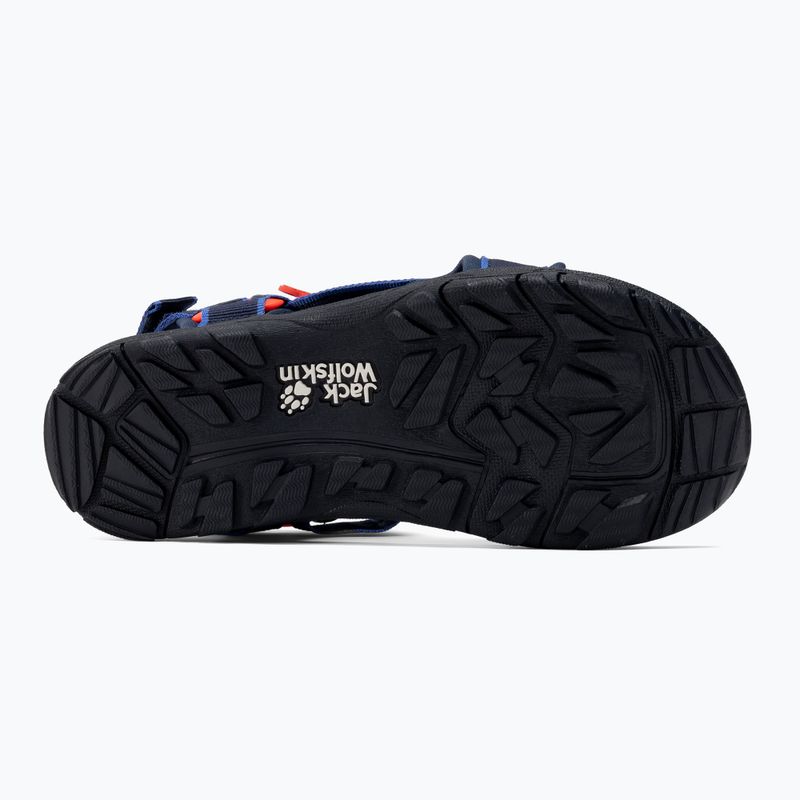 Sandały dziecięce Jack Wolfskin Seven Seas 3 blue/red 5