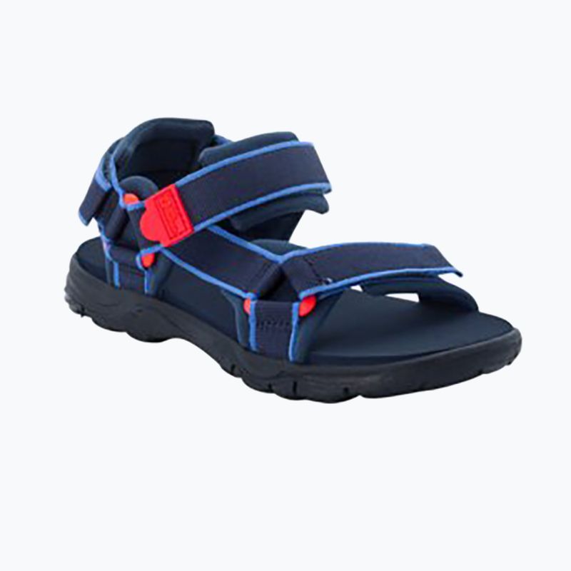 Sandały dziecięce Jack Wolfskin Seven Seas 3 blue/red 8