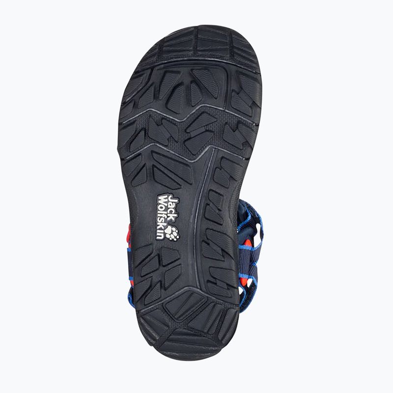 Sandały dziecięce Jack Wolfskin Seven Seas 3 blue/red 12