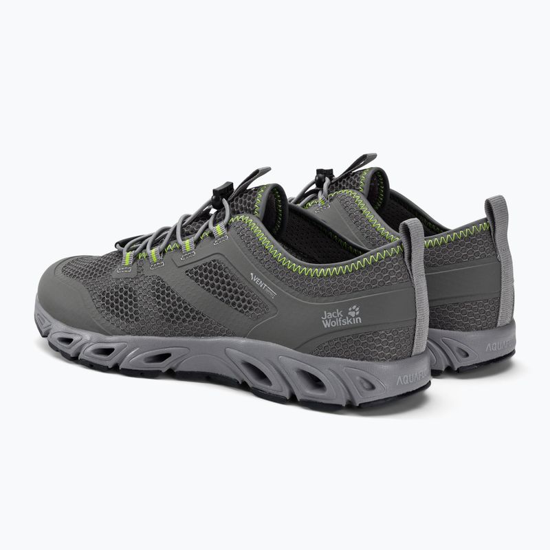 Buty turystyczne męskie Jack Wolfskin Breezer Vent Low grey/lime 3